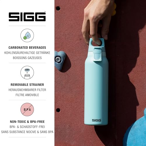 SIGG - Insulated Thermo Flask Hot & Cold ONE Light - With Fruit Filter - Leakproof - BPA-Free 18/8 Stainless Steel 19Oz - Image 3