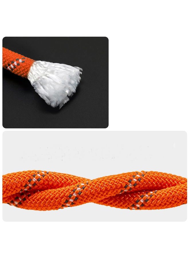 NorthPada Static Outdoor Climbing Rope, Nylon Heavy Duty Rope, Arborist Tree Work Rope, Marine Anchor Boat Rope, Rappelling Emergency Rope, Swing Rope, 3/8 in (10 mm) x 65 ft (20 Meters) Orange - Image 3