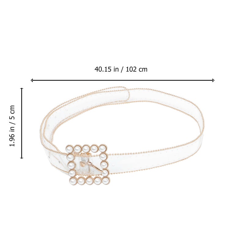 2 Pcs Waistband Women Wedding Sash Belt for Dress Women Golden Waistband - Image 5