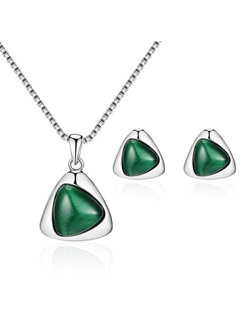 Goolsky Elegant Necklace and Earrings Jewelry Set – Women’s Stylish Accessory Set for Formal & Casual Occasions