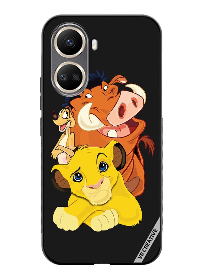 VR CREATIVE Protective Case Cover For Huawei Nova 10 SE Star Cutouts Lion King Group Design Multicolour - Image 1