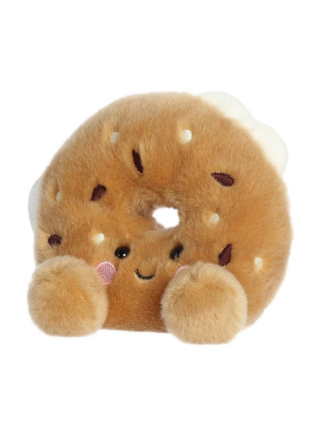 Aurora® Adorable Palm Pals™ Tony Everything Bagel™ Stuffed Animal - Fun Collectible Plush for Kids and Adult Collectors - Perfect for Decorating Rooms and Birthday Gifts - Brown 5 Inches - Image 5