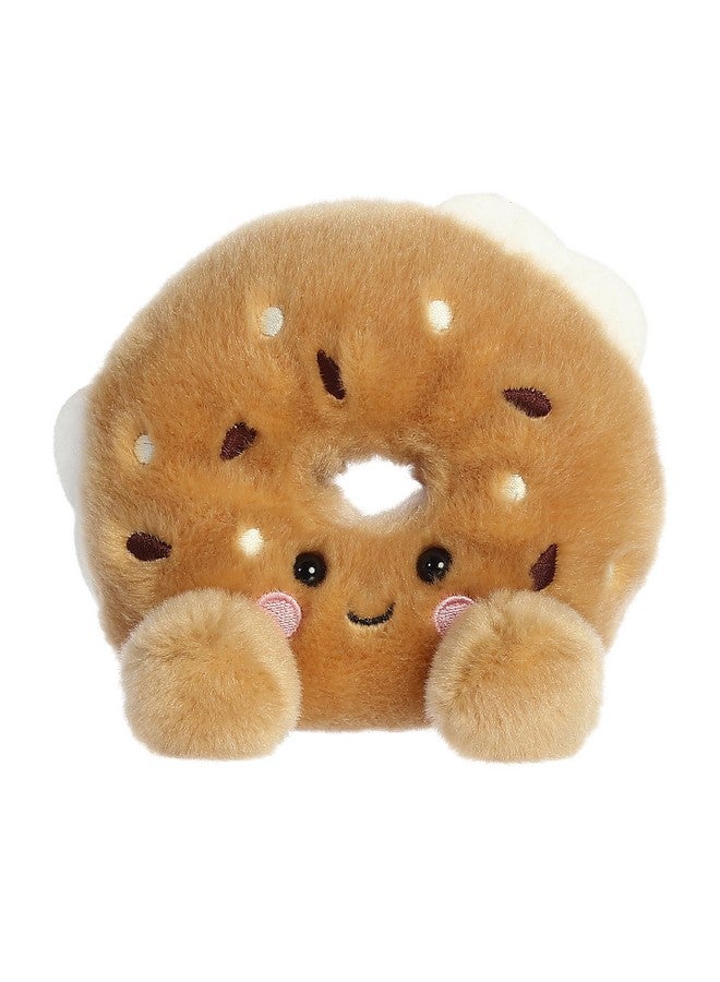 Aurora® Adorable Palm Pals™ Tony Everything Bagel™ Stuffed Animal - Fun Collectible Plush for Kids and Adult Collectors - Perfect for Decorating Rooms and Birthday Gifts - Brown 5 Inches - Image 2