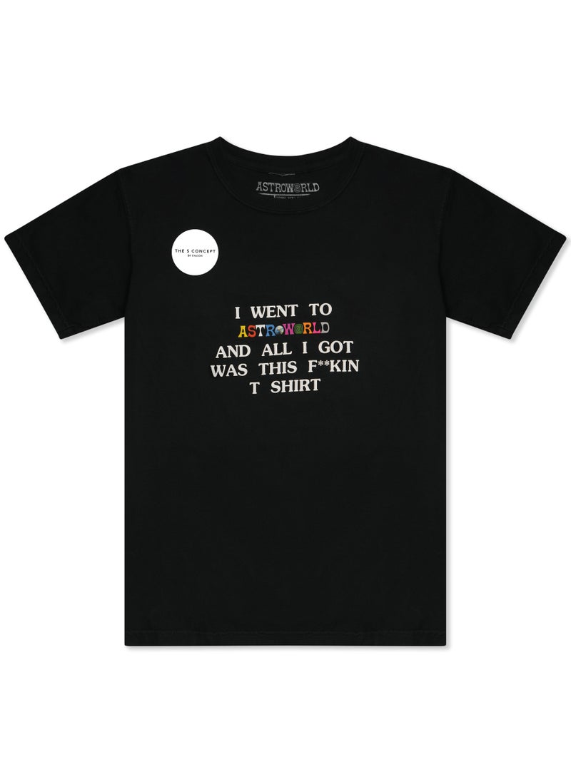 Travis Scott - I Went To Astroworld T-Shirt Black - Image 1