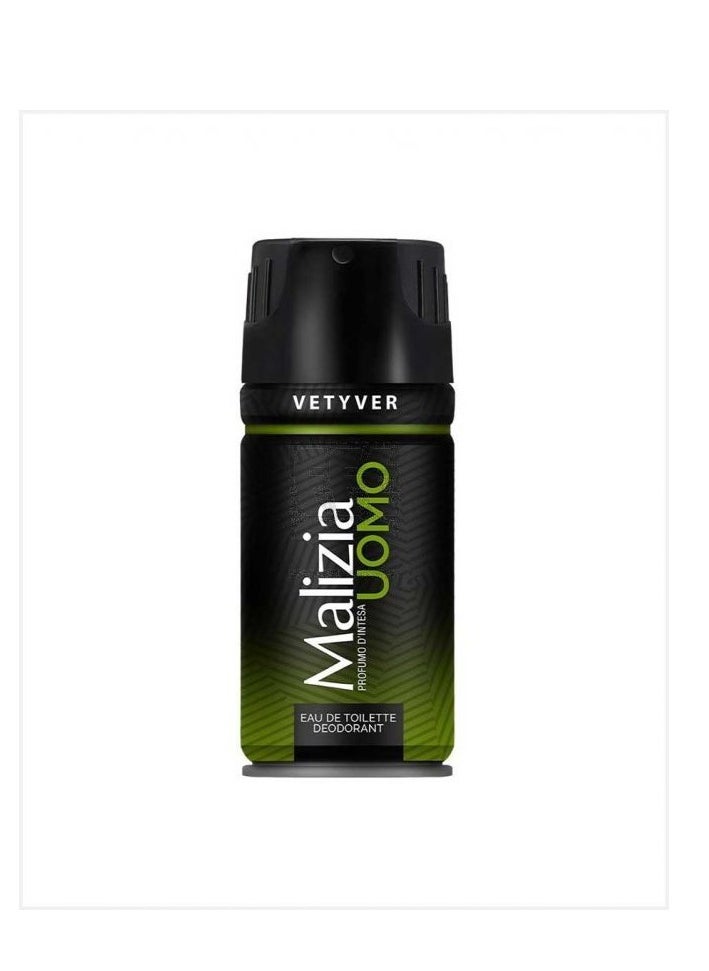 Malizia Uomo Malizia  Deo Vetyver Body Spray 150 ml  - Image 2