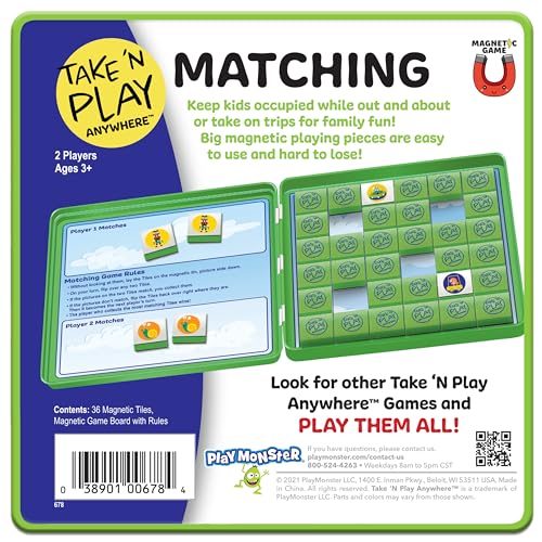 PlayMonster Take N Play — Matching Game — Easy to Use, Hard to Lose — Fun on the Go Travel Game — For Ages 3+ - Image 4