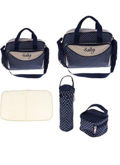 4-Piece Multifunctional Baby Traveling Diaper Bag Set, 100% Polyester - Dark Blue - pzsku/ZED99CBEA99D0B9177F00Z/45/_/1730965222/4ab74e97-b6f8-49ee-b2f0-7e1ce67dd5df