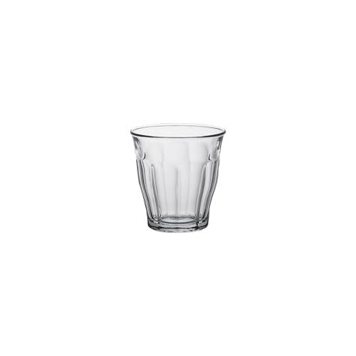 Duralex Tempered Glass Picardie Clear Tumbler, 130 ml, 6 Pieces (1024AB) - Image 1
