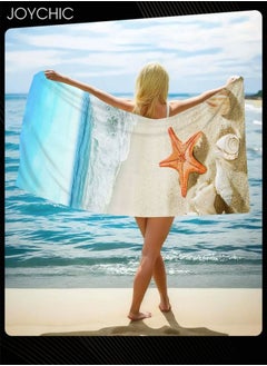 Joychic Microfiber Lightweight Beach Towel 150*70cm Quick Dry Towel for Swimmers Sand Proof Beach Absorbent Towel for Travel Swim Yoga  - Image 1