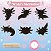 B1ykin 60Pcs Axolotl Scratch Card Gifts Ornaments Set DIY Magic Axolotl Scratch Cards Craft Kit for Kids Black Hanging Tags Party Favors for Birthday School Classroom Art Activity - Image 4