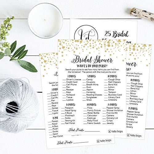 Hadley Designs Gold Bridal Shower Games for 25 Guests – Fun and Hilarious Bridal Games for Showers, Wedding Shower, Engagement, Classy Party Activities - Image 4