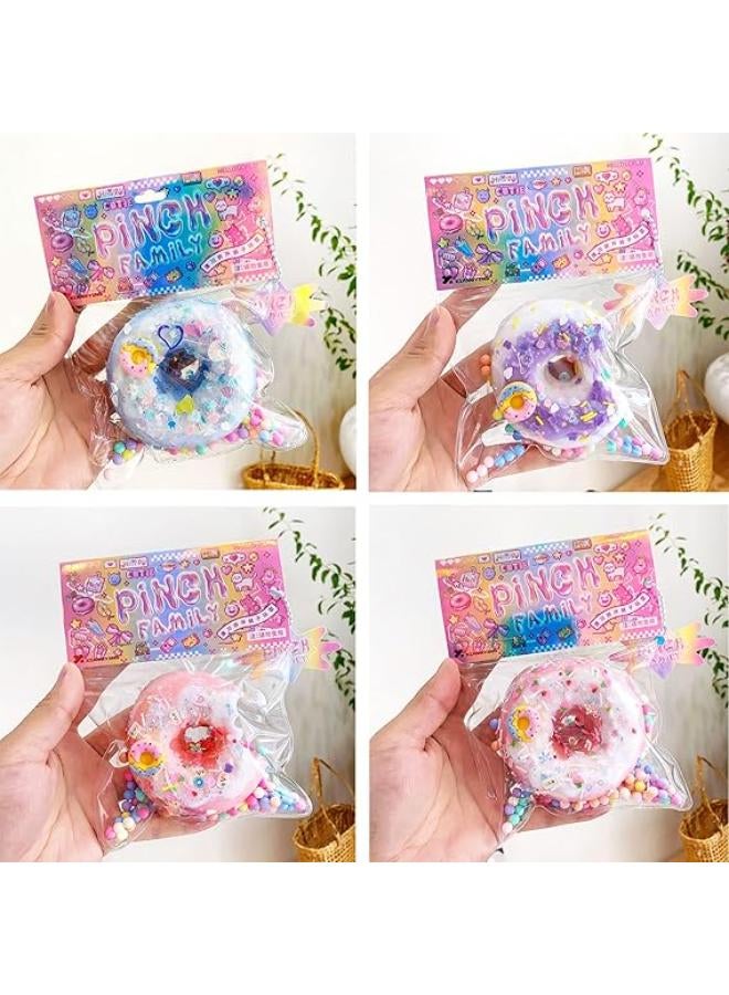 مجموعة ألعاب الضغط الإسفنجية من تابا، 4 قطع، ألعاب تململ لطيفة من فوفو سكويشيز من البولي فينيل كلوريد لتخفيف التوتر الحسي وتغليف هدايا OPP، إسفنجية مناسبة للبالغين - Image 1