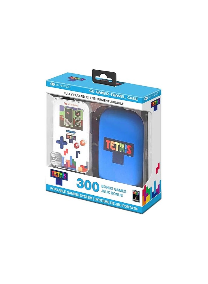 My Arcade GO GAMER + TRAVEL CASE TETRIS PORTABLE GAMING SYSTEM + TETRIS CASE - Image 1