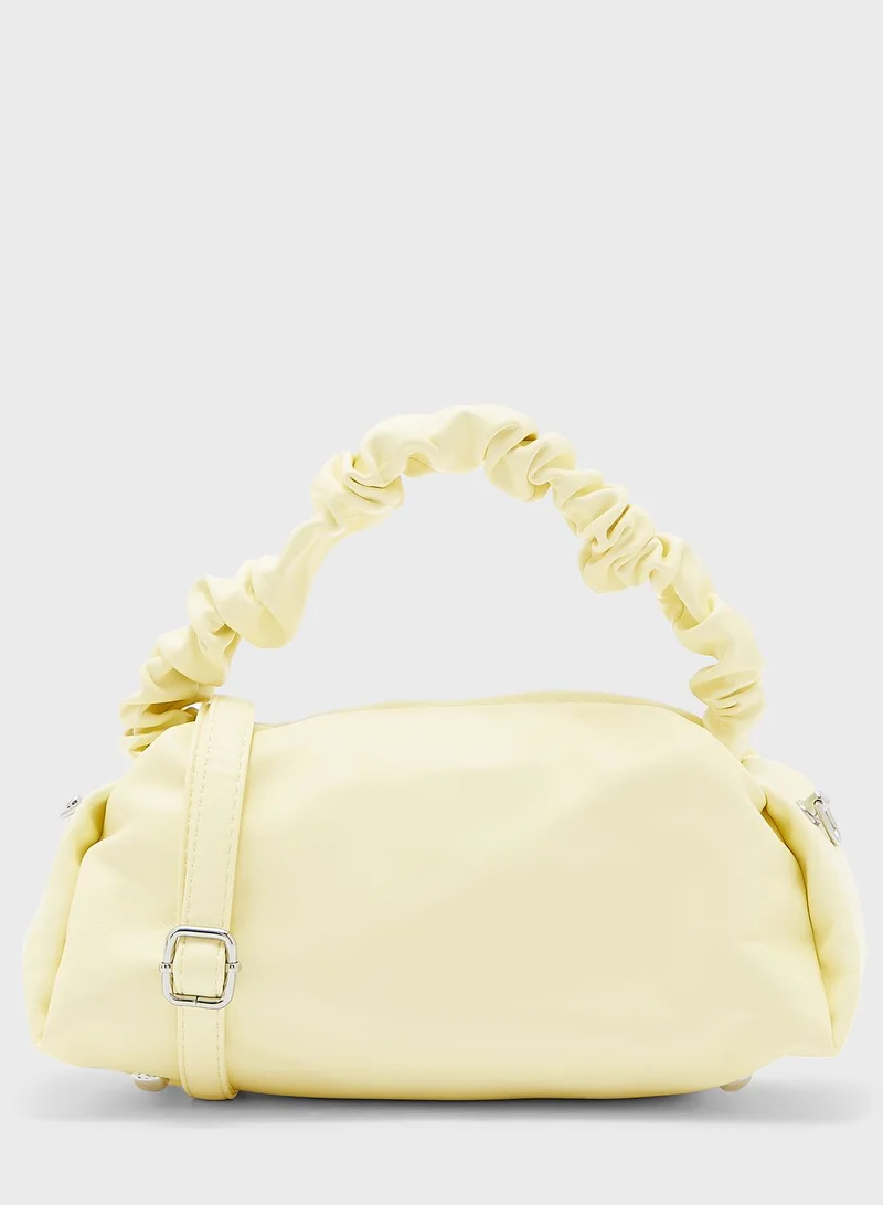 Ginger Scrunch Handle Handbag