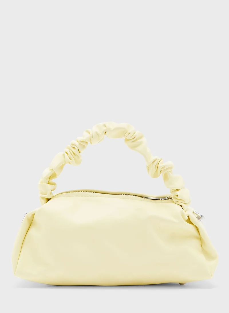 Ginger Scrunch Handle Handbag