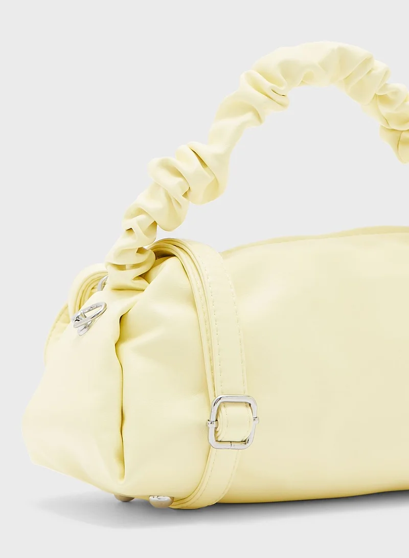 Ginger Scrunch Handle Handbag