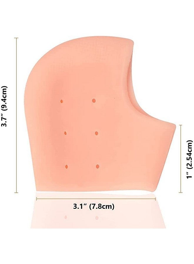 ATOOZED Anti Crack Silicone Half Gel Heel And Foot Protector Moisturizing Socks for Foot Care for Men and Women Pain Relief And Heel Cracks 1 Pair (Free Size) - Image 3