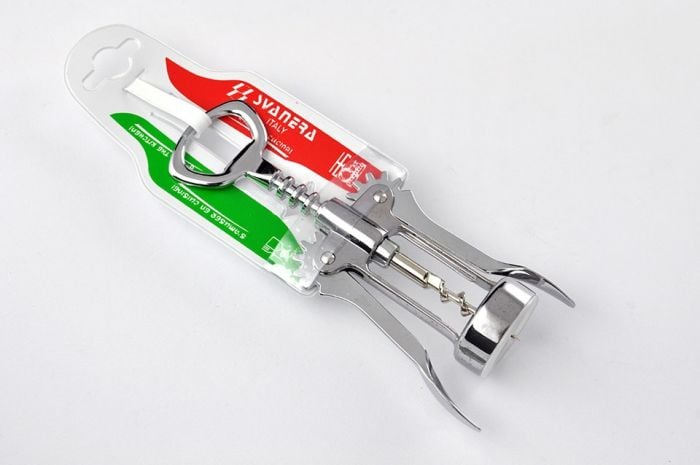 سفانيرا فتاحة ستانلس ستيل، صناعة إيطالية – لون فضي - Image 1