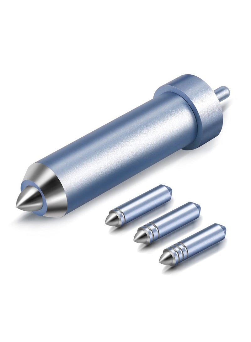 3 in 1 Foil Transfer Kit, Foil Transfer Tool Replacement, Suitable for Maker /3, Explore, Explore One u0026 Explore Air 2/3, Including Fine, Medium, Bold Blades (Blue) - Image 1