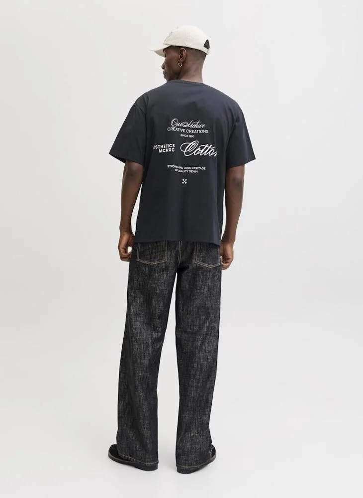 JACK & JONES Crew Neck Loose Fit T-Shirt