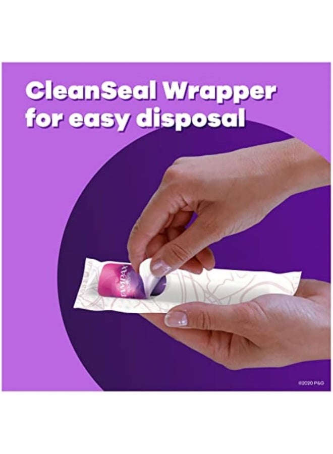 Tampax Radiant Tampons for Women with LeakGuard Braid Super Absorbency Unscented 84 Count 3 Packs of 28 - Image 5