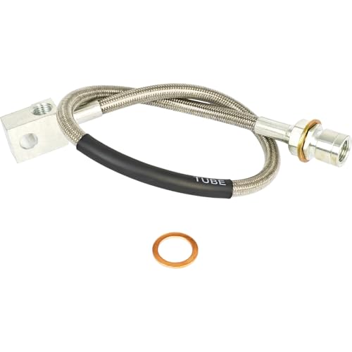EZROAD 89335S Rear Extended Stainless Steel Brake Line Compatible with Chevrolet C20 K10 K20 Pickup Suburban K5 Blazer Compatible with GMC C15 C25 K15 K25 Jimmy Suburban 1971-1991 Pickup Truck SUV - Image 5
