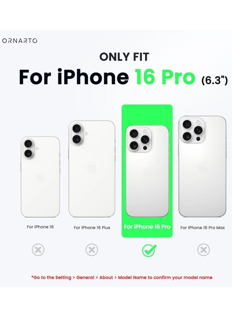 JAJEEK Premium Soft Liquid Silicone Case for iPhone 16 Pro – Silky Soft Touch Full-Body Protective Bumper (Pistachio) - Image 2