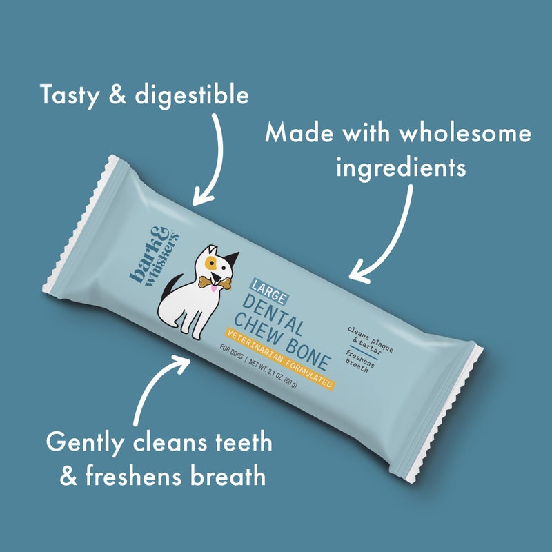 Dr. Mercola, Dental Chew Bones for Dogs, Large, 1 Box (12 Bones), Dog Dental Care That Helps Clean Teeth and Freshen Breath, Non GMO, Soy Free, Gluten Free - Image 5