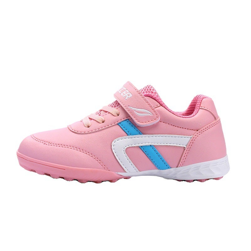 Women'S Football Shoes Pink Broken Nails Tf Kids Primary School Children Girls Training Shoes Girls - Image 5