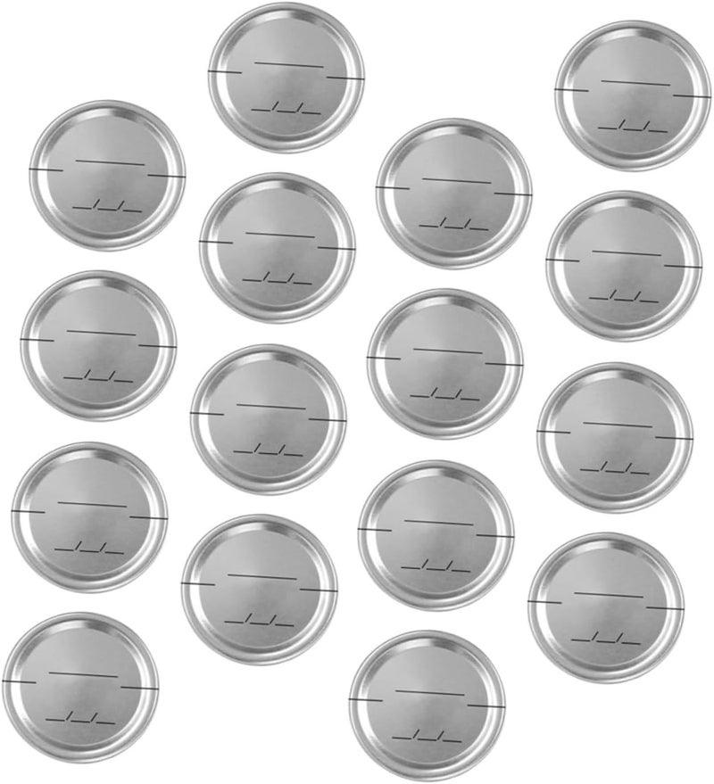 Homoyoyo 30pcs 86mm Mason Jar Lids Tinplate Date Discs Mason Jars Sealing Covers for Canning and Food Storage - Image 1