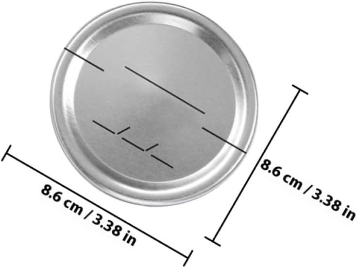 Homoyoyo 30pcs 86mm Mason Jar Lids Tinplate Date Discs Mason Jars Sealing Covers for Canning and Food Storage - Image 2