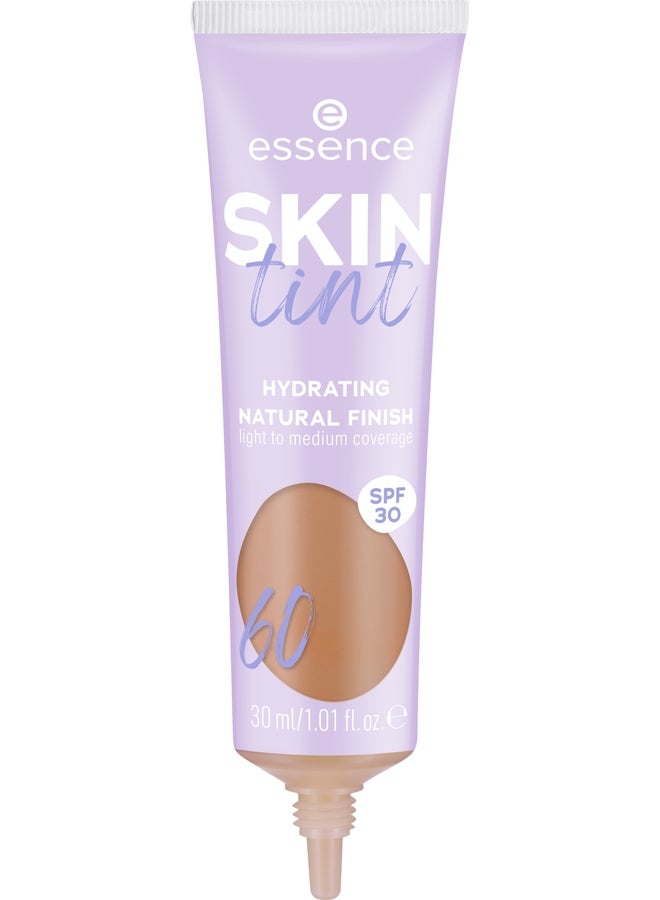 Essence SKIN Tint No.60 | Lightweight Hydrating Face Tint | Light to Medium Coverage | SPF30 Sun Protection | Vegan with Aloe Vera & Hyaluronic Acid | Natural Radiant Finish for All Skin Types | 30 ml Beige - Image 2