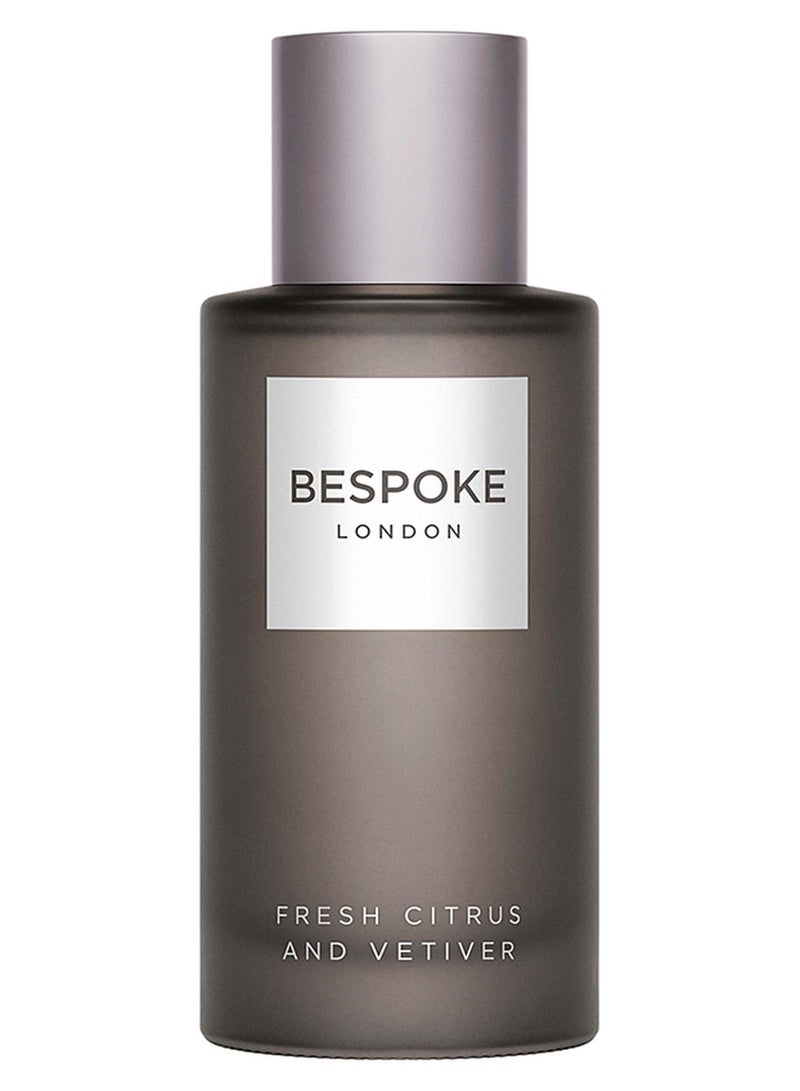 BESPOKE London Perfume For Men Fresh Citrus & Vetiver Eau De Parfum | 100ml | Invigorating & Earthy Scent | Long-Lasting, Refreshing Fragrance | Perfect for Daily Wear & Special Occasions - Image 1
