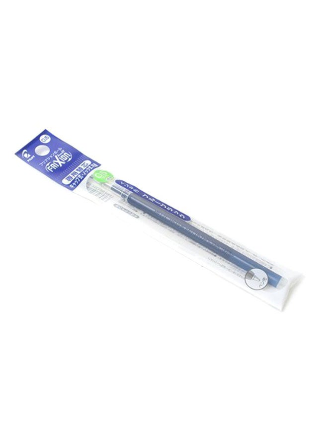 طقم عبوات إعادة تعبئة مقاس 0.5 مم طراز LFBKRF-12EF لأقلام بايلوت فريكشن برأس كروي (مستورد من اليابان) من 10 قطع (بلون أزرق وأسود)