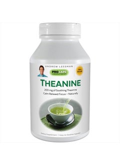Andrew Lessman Theanine 200 mg - 60 Capsules - Promotes The Production of The Neurotransmitters Dopamine and Serotonin. Natural Calm & Relaxed Focus Without Drowsiness. Easy-to-Swallow Capsules.  - Image 1