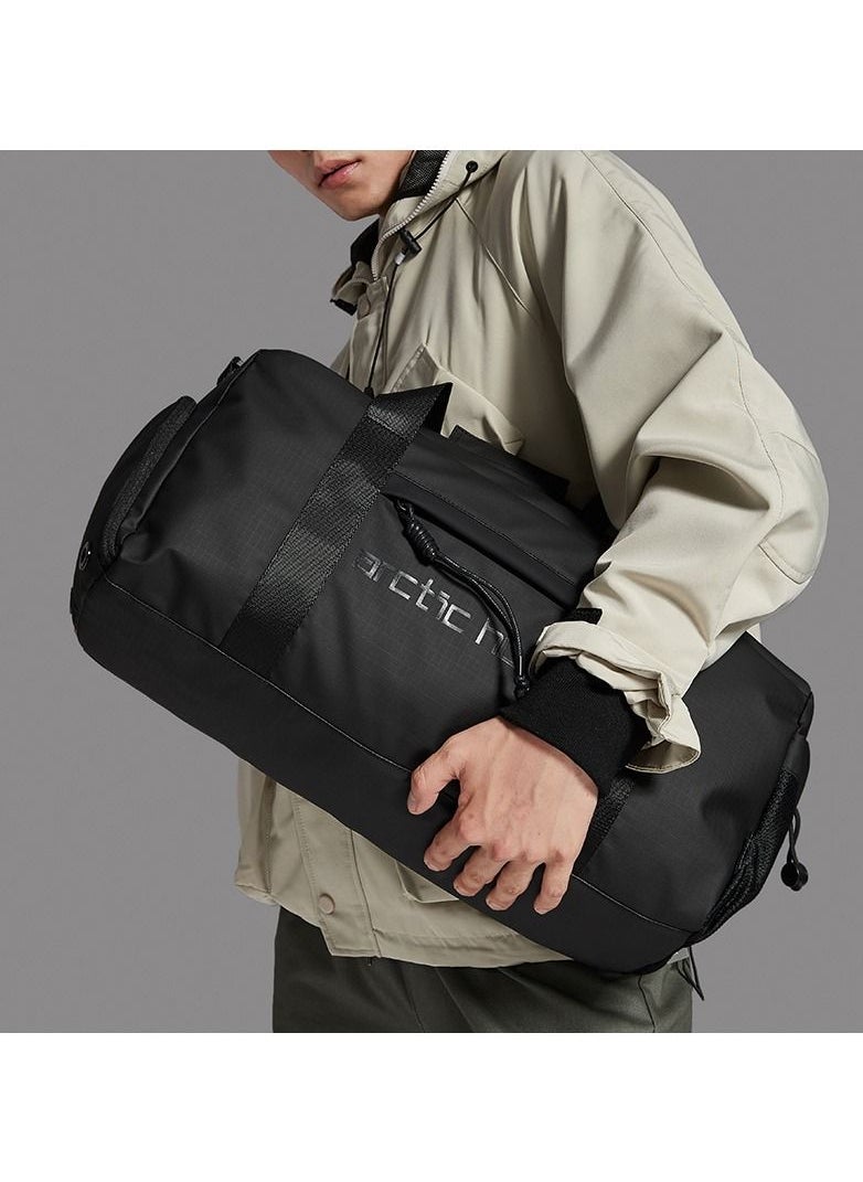 ARCTIC HUNTER LX00537 Waterproof Anti-Theft Messenger Bag Duffel Bag Gym Bag, Black  - Image 5