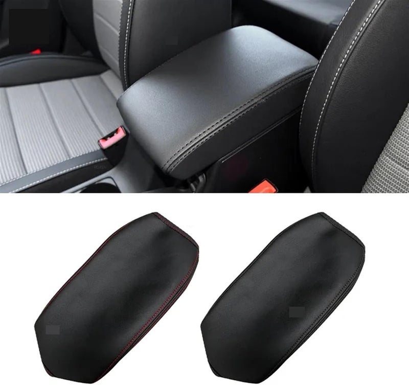 QASULER Microfiber Leather Armrest Cover for Skoda Octavia - Image 5