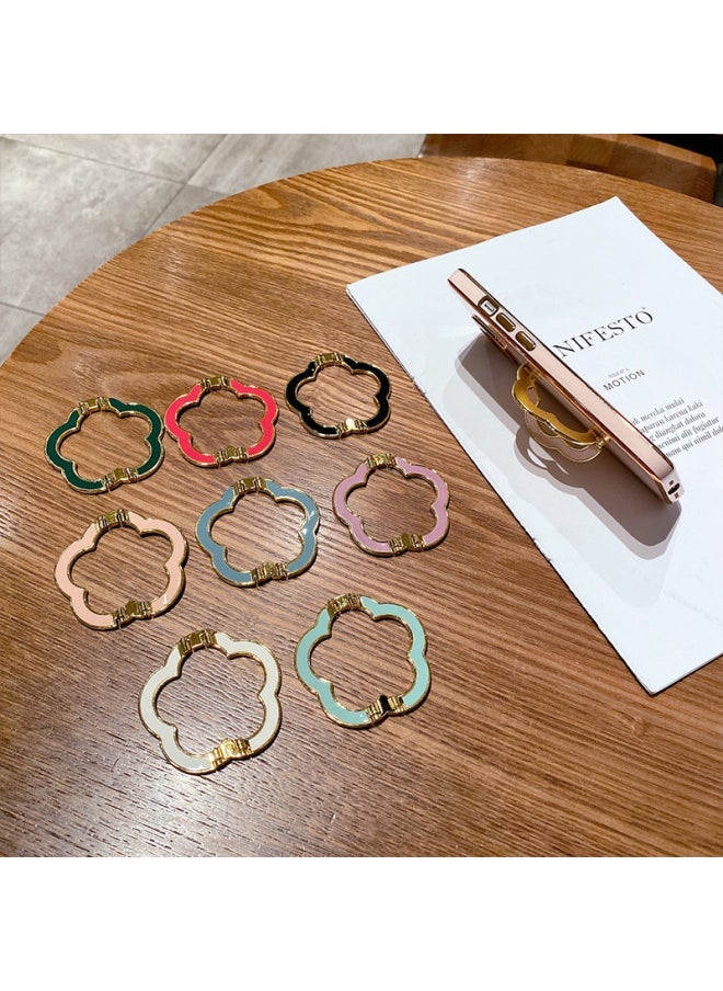 Plum Blossom Buckle Cartoon Folding Ins Mobile Phone Metal Buckle Bracket Creative Gift Bracket For Mobile Phone-Colour:FT0610 - Image 3
