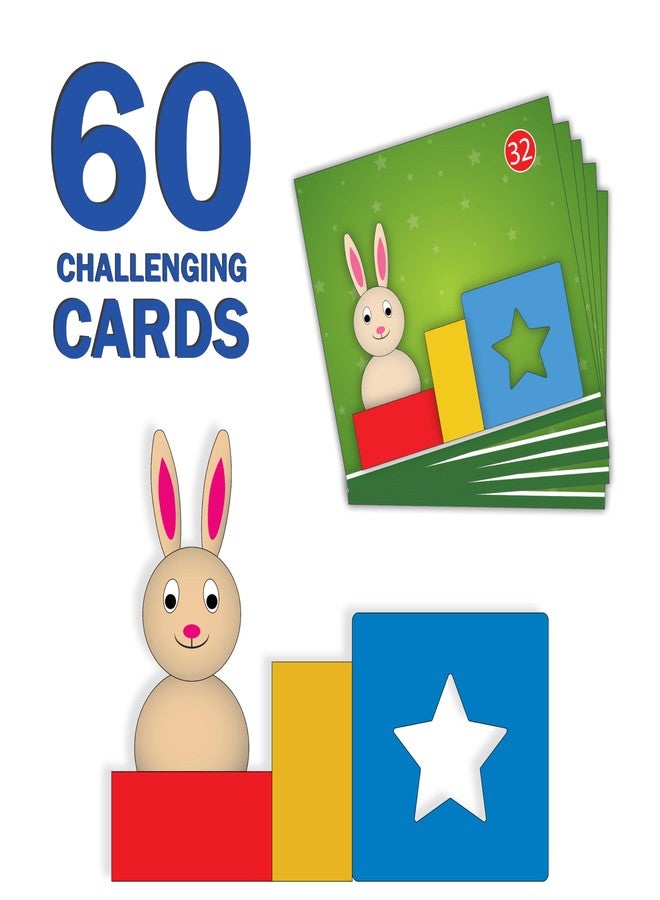 WONDRBOX Wooden Toys for Babies/Kids, Boys & Girls of 1, 2, 3, 4 Years Old Age (Multicolor) (Bunny Boo) - Image 4