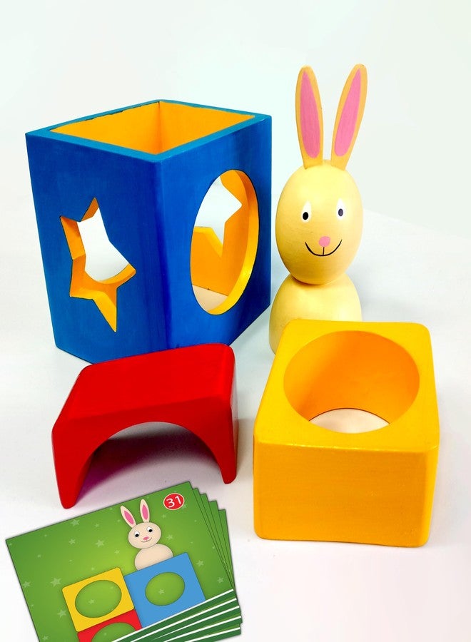 WONDRBOX Wooden Toys for Babies/Kids, Boys & Girls of 1, 2, 3, 4 Years Old Age (Multicolor) (Bunny Boo) - Image 1