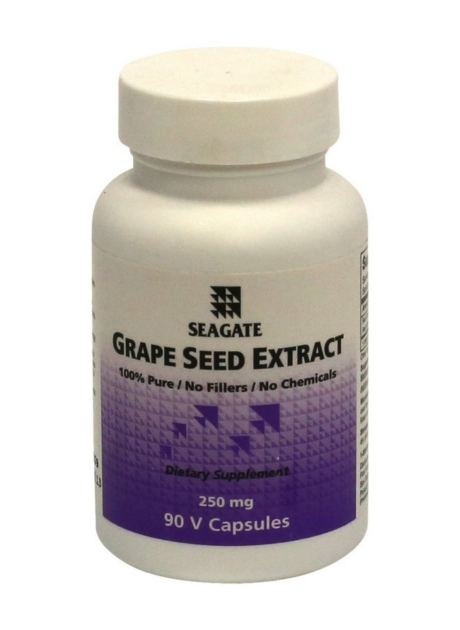 Seagate - Products Grape Seed Extract Supplements 250Mg 90 Veg Capsules - Image 1