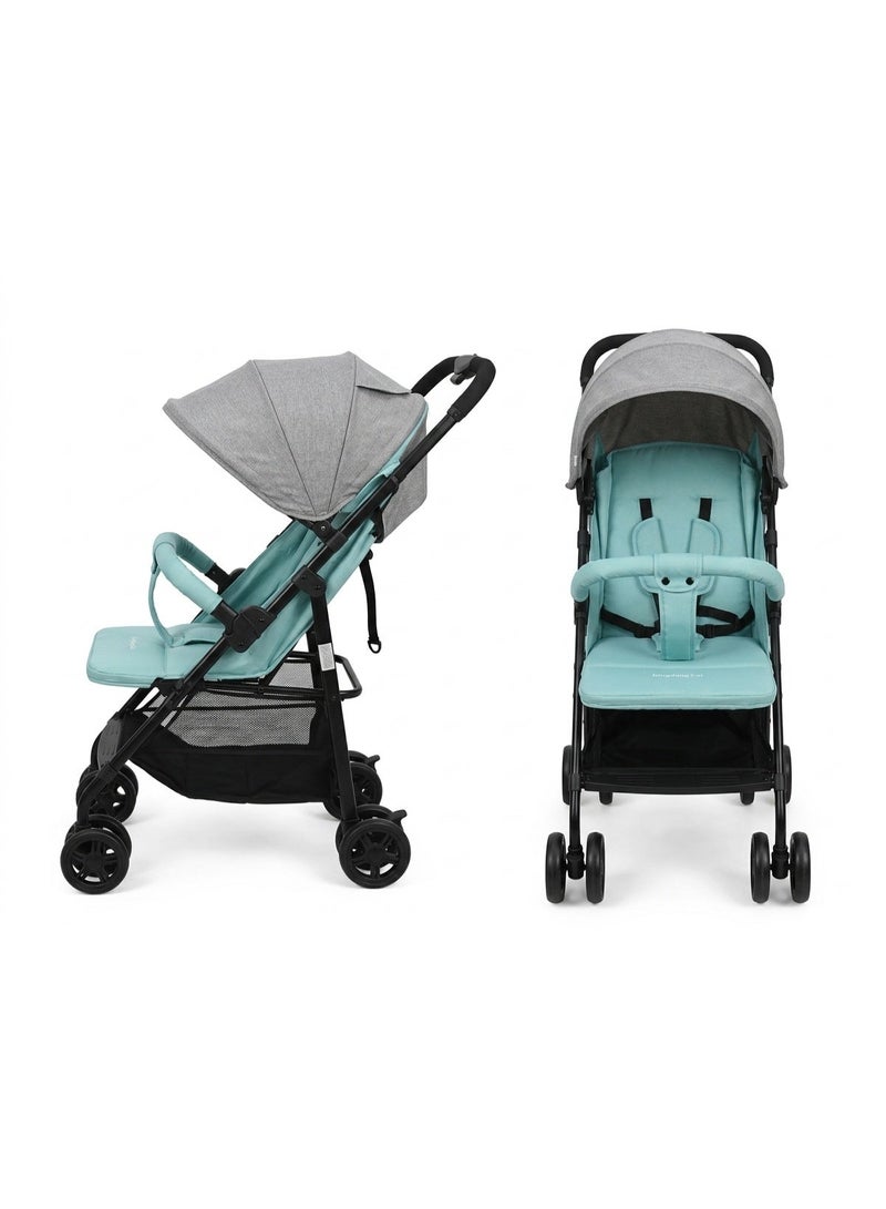 Baby Stroller with Protective Grey Canopy - Image 1