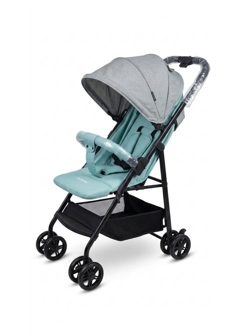 Baby Stroller with Protective Grey Canopy - Image 2