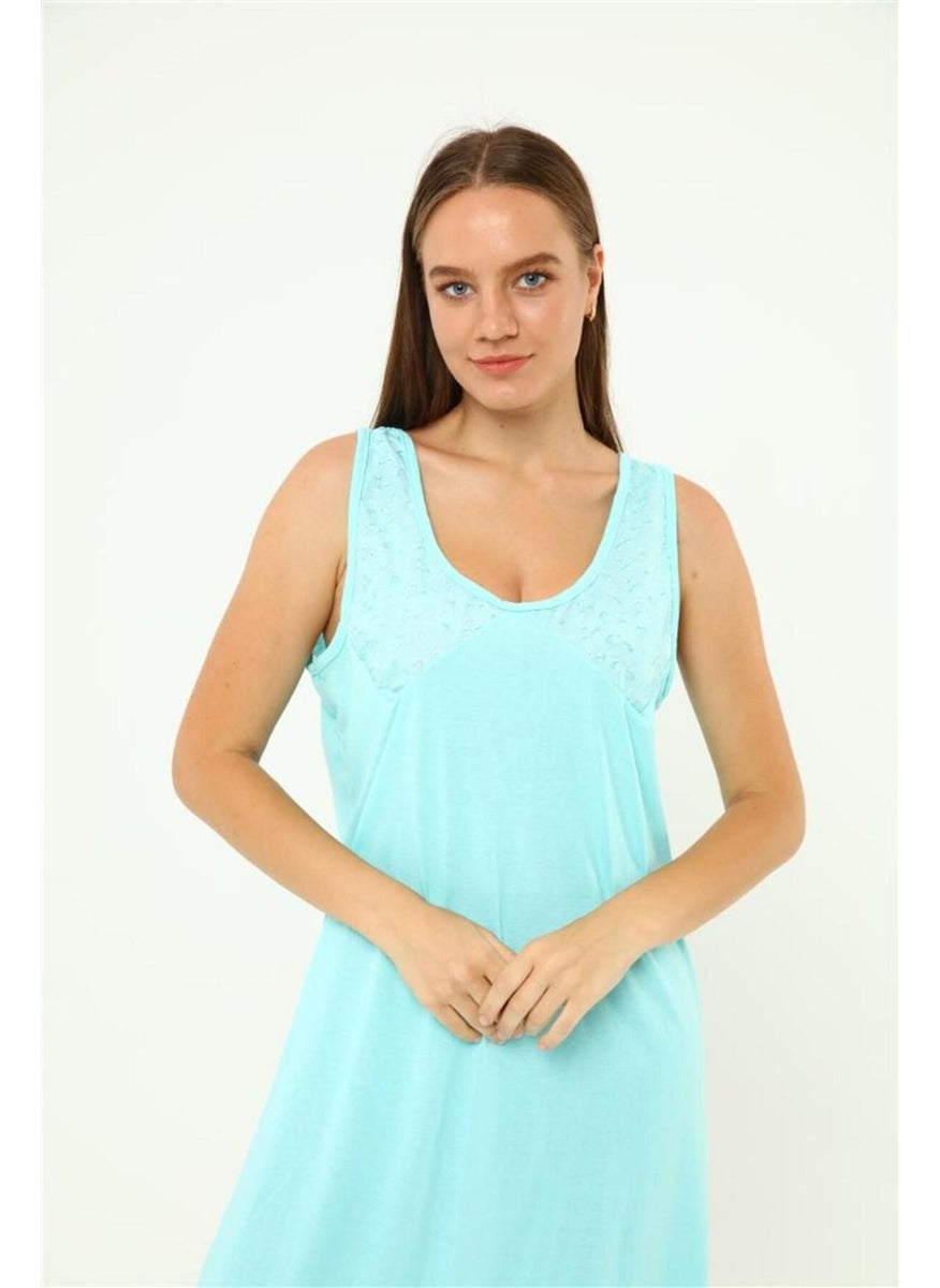 Seva Petticoat Colorful L Xl Xxl Xxxl Lace Strap Nightgown  - Image 1