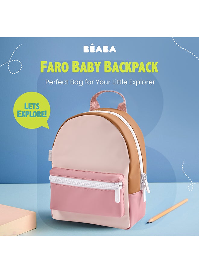 BEABA Faro Multipocket Diaper Backpack with Accessories – Dusty Rose  - Image 4