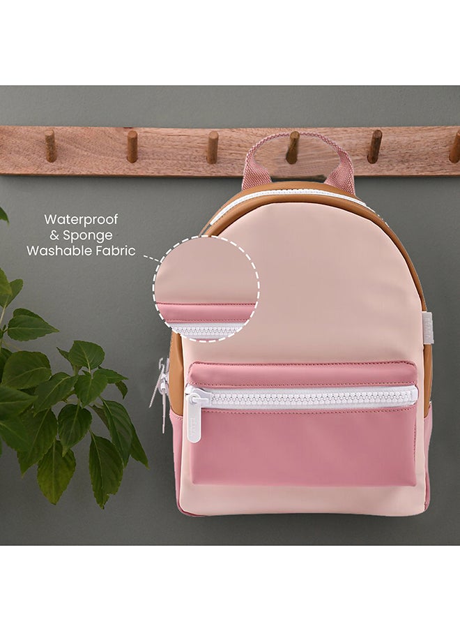 BEABA Faro Multipocket Diaper Backpack with Accessories – Dusty Rose  - Image 2