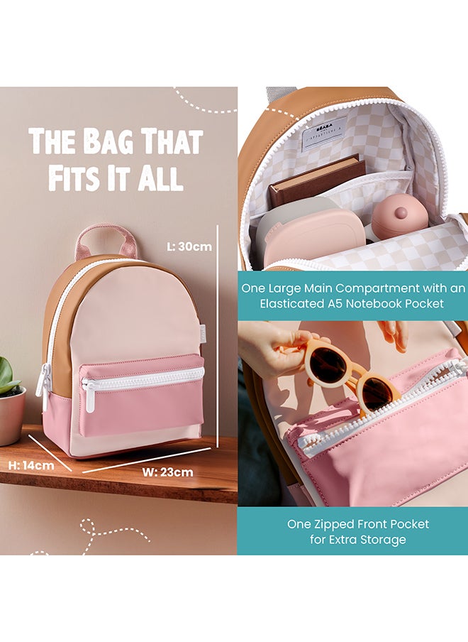 BEABA Faro Multipocket Diaper Backpack with Accessories – Dusty Rose  - Image 5