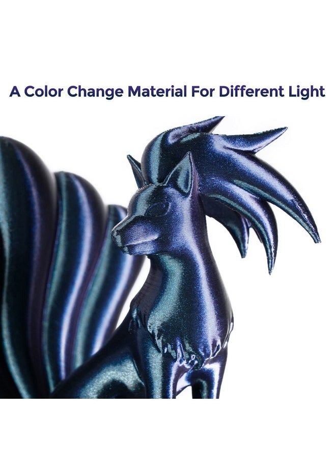 FLASHFORGE FLASHFORGE PETG Pro Filament 1.75mm +/- 0.02mm Burnt Titanium, Color Changeable 3D Printer Filament 1kg, Chameleon 3D Printing Filament Changing Colors with Light, Perfectly Hide The Layer Line  - Image 2