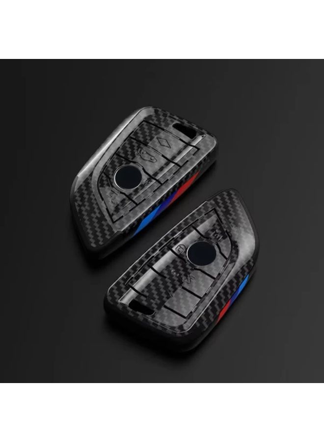 ABS Carbon Fiber Car Key Shell Case Protective Cover Key Fob Housing For F15 Type F10 F20 F22 F30 F32 F48 F16 F25 G30 G01 - Image 5