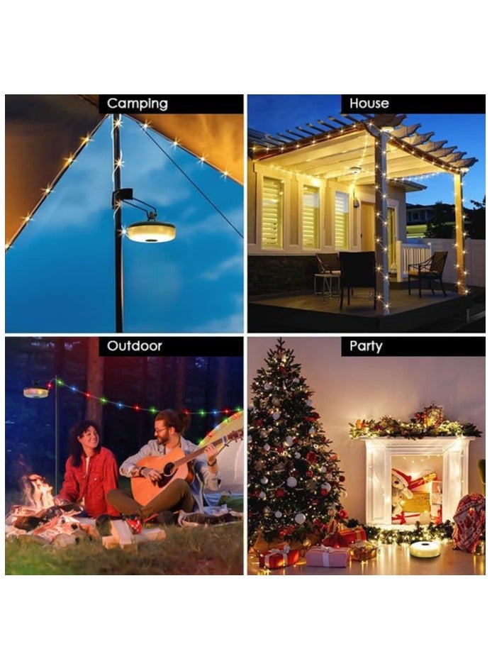 Generic Outdoor Camping String Lights - Multi-functional 4-in-1 Camping Lights, Compact and Portable for Hiking, Tenting, Patio Party  - Image 2